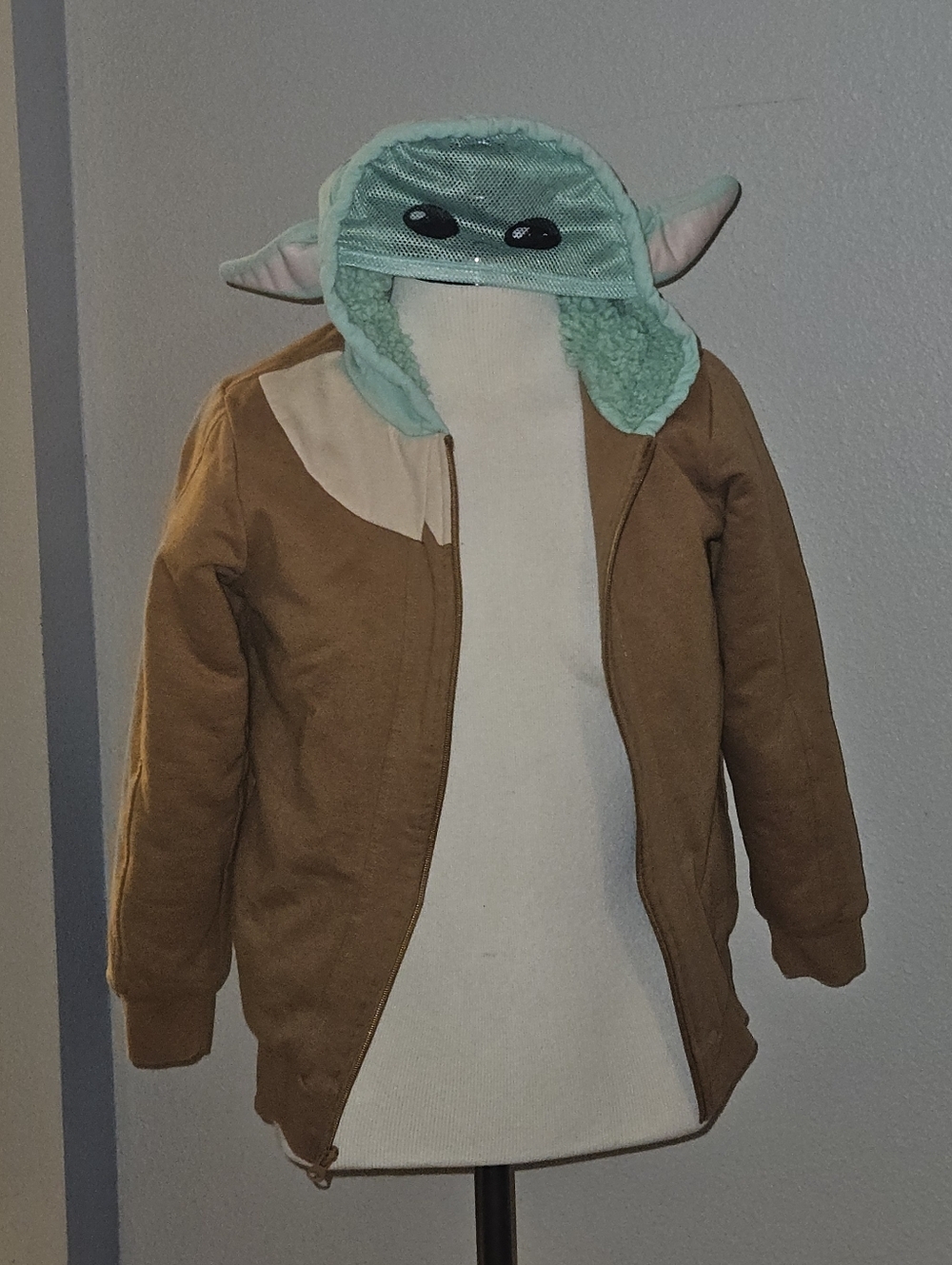 Baby YODA! Star Wars Kids Mint Green Sherpa Jacket